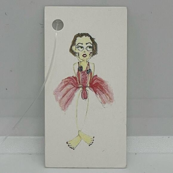 Handmade Pink Rhinestone Gold Set Hair Clips Dance Whimsical Fairy Jewelry NWT - Picture 5 of 6